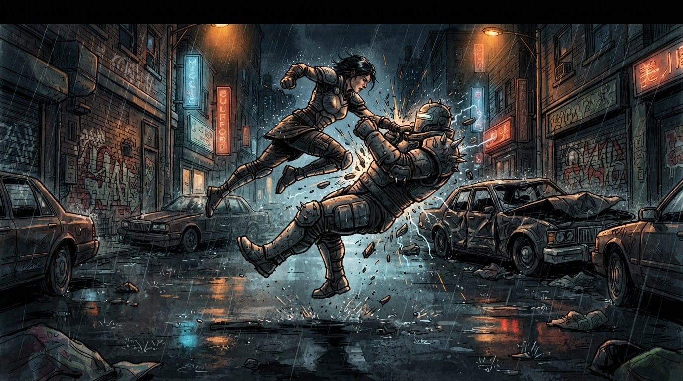 Wrestle the enforcer boss