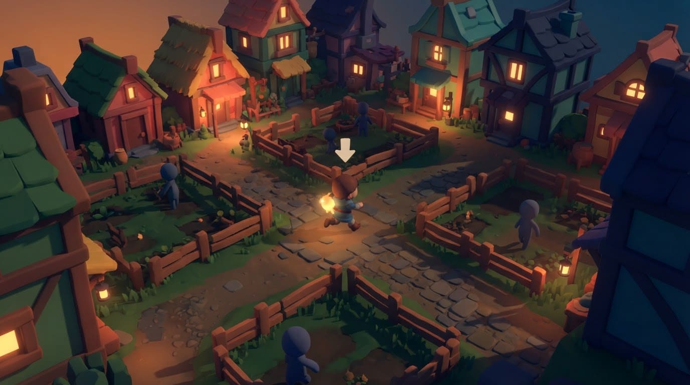 Dash into rival gardens at dusk