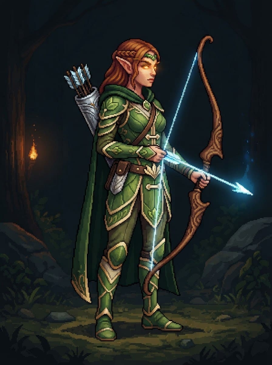 Elven forest archer