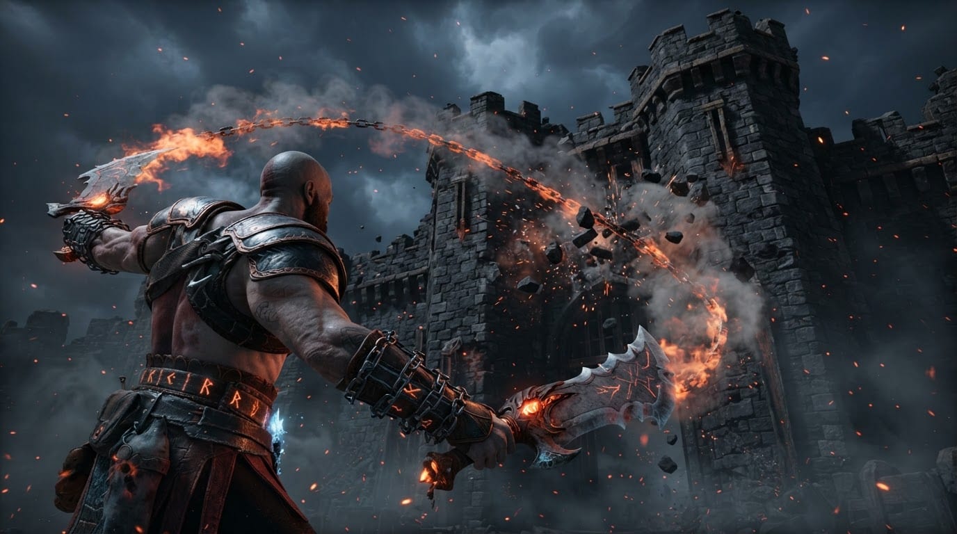 Smash through castle gates
