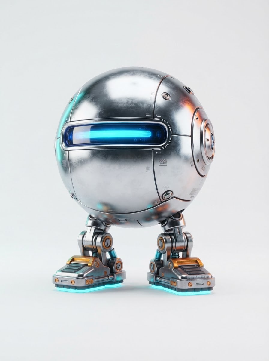 Zippy the chrome sphere