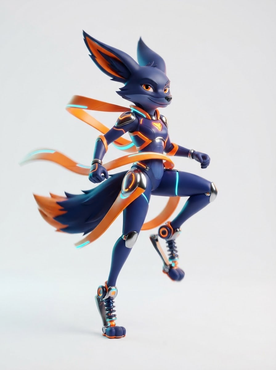 Dash the ribbon fox