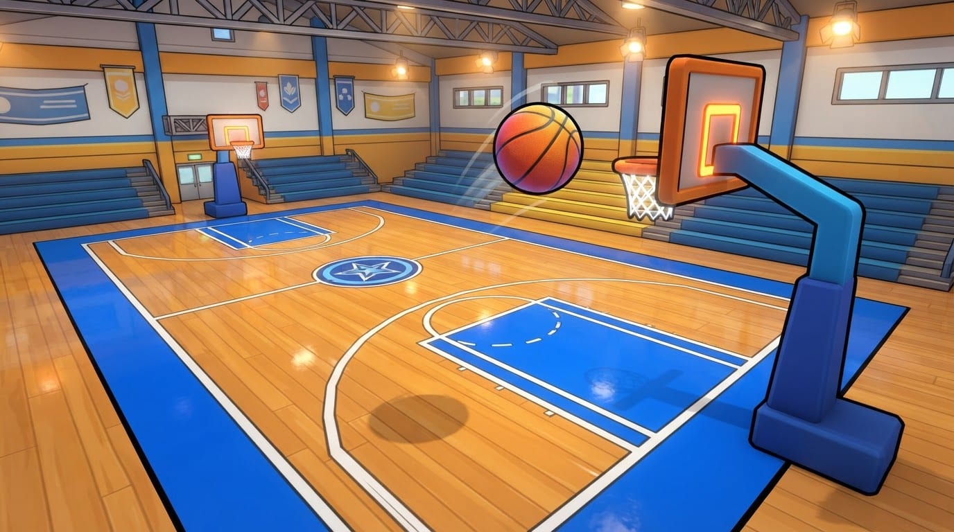 Emboca la pelota con las manos