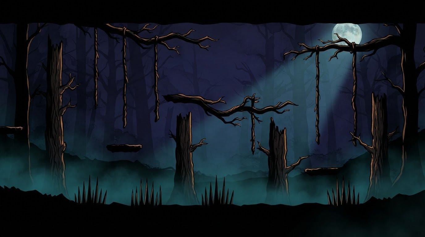 The dead cedar forest