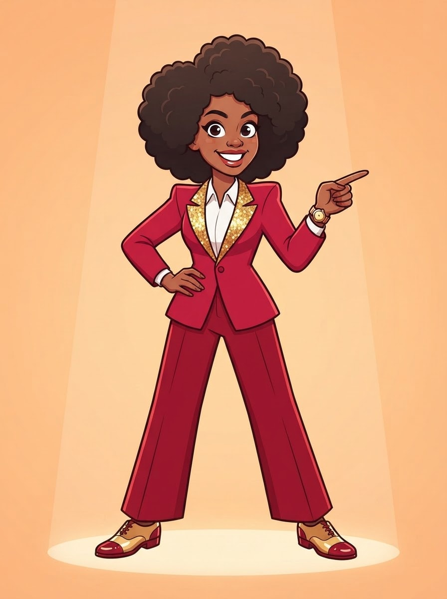 La presentadora — edición roja