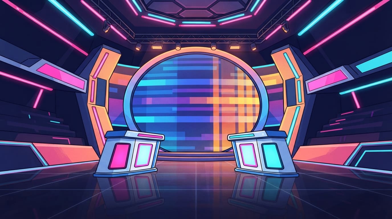 Futuristic Neon Arena