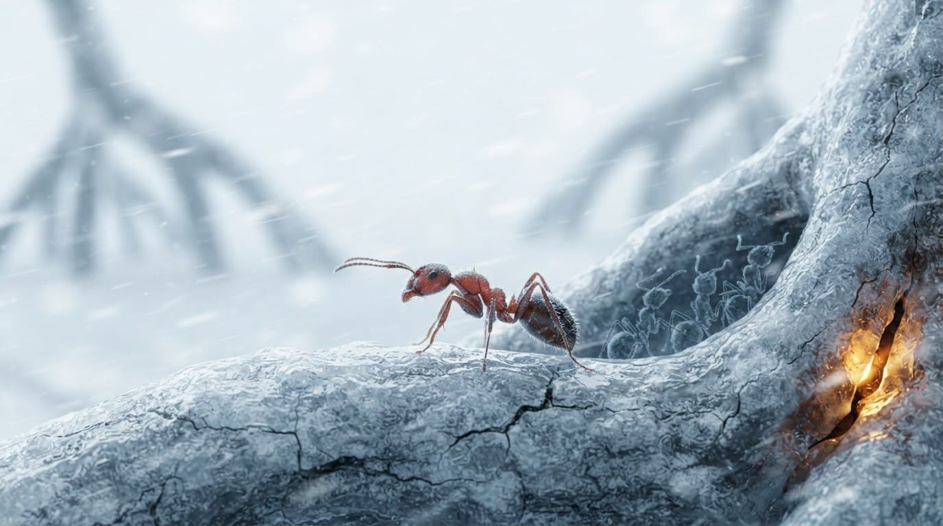 Survive the glacial blizzard — close shelter