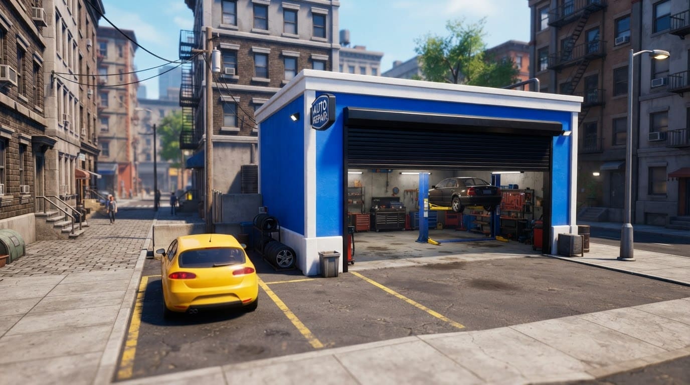 Oficina urbana compacta