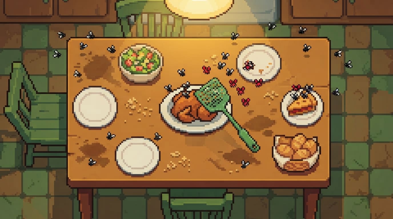 Protege la comida del nivel