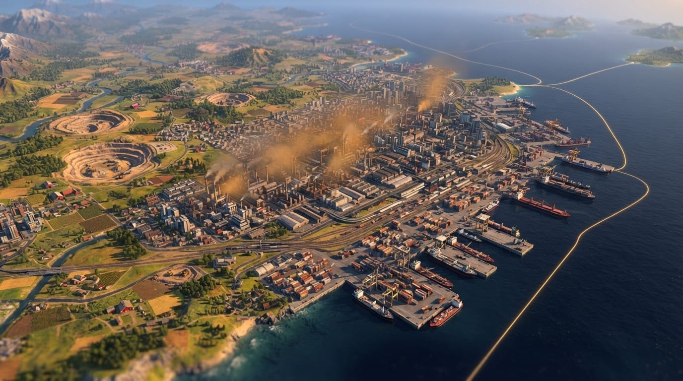 Run a sprawling industrial economy