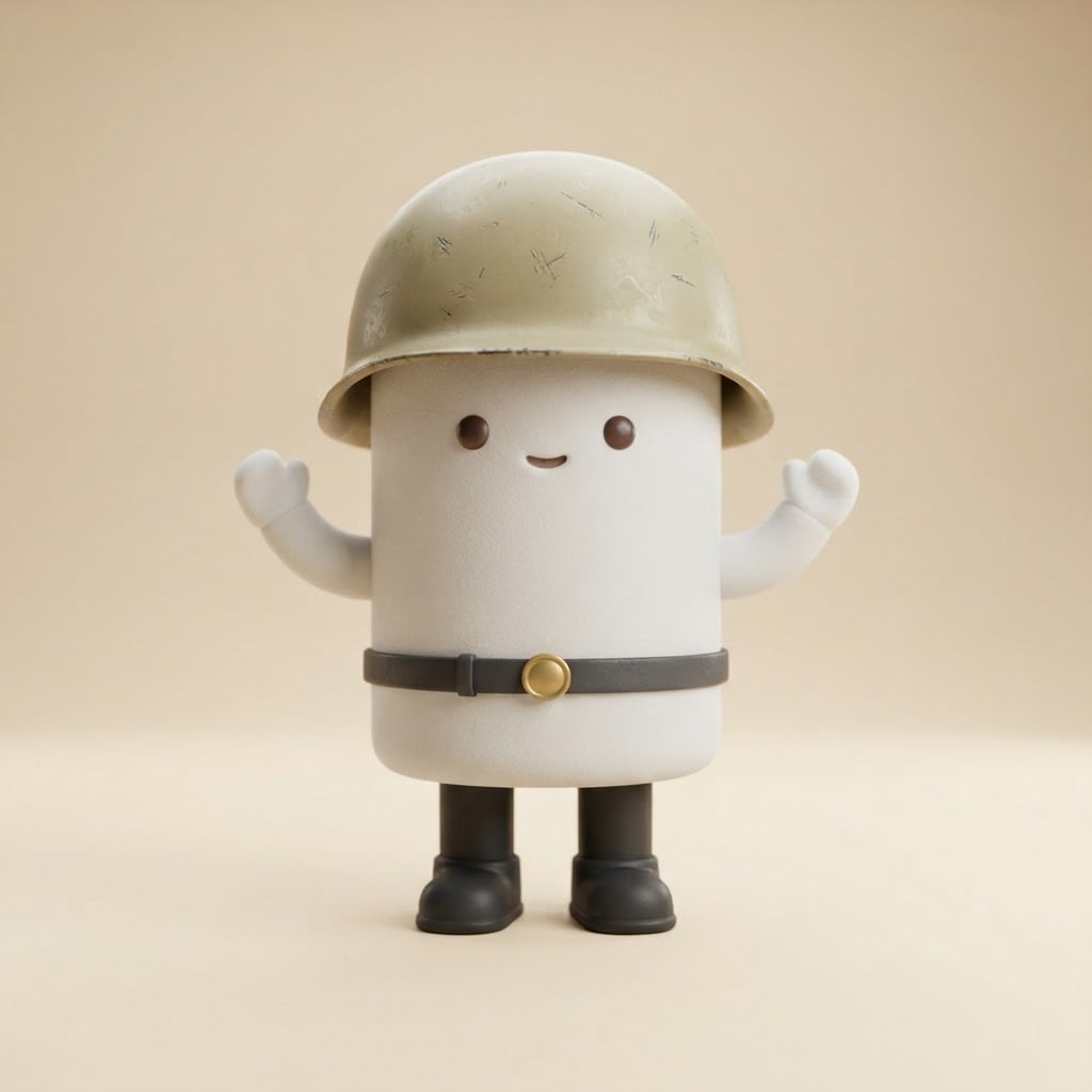 Still reference for a 3D character: