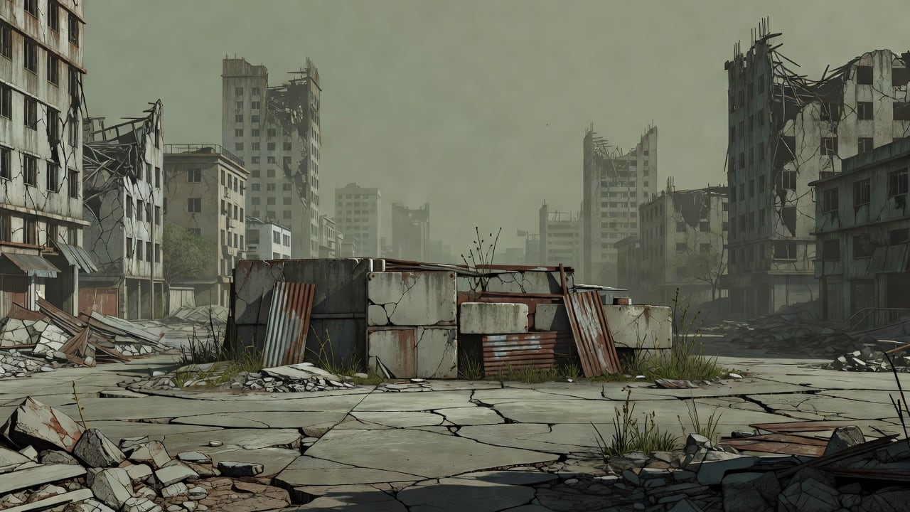 Ayrton Squads - Ruined Urban Battlefield