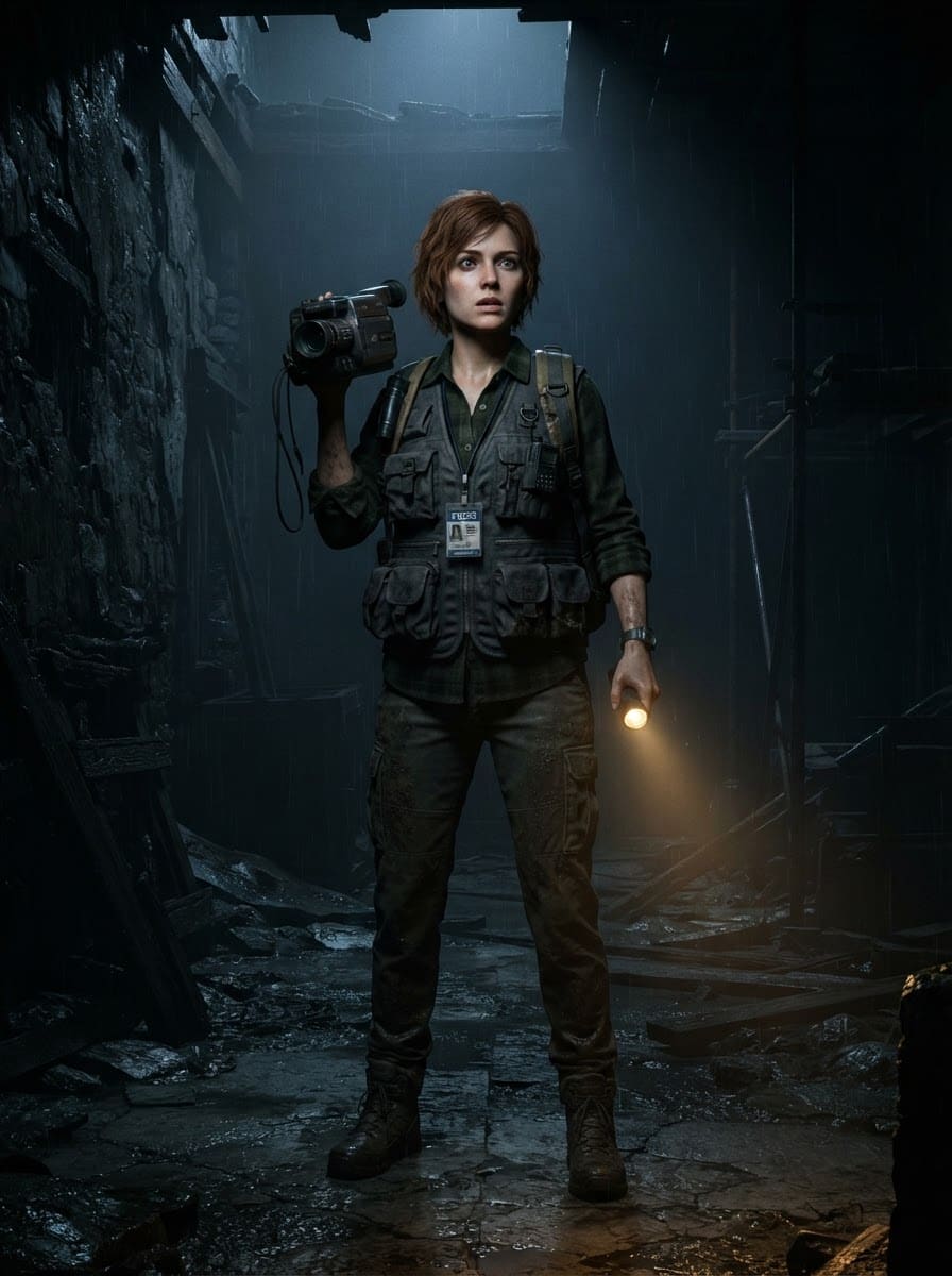 A paranormal journalist with a camera