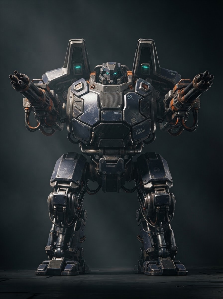 Heavy siege mech commander