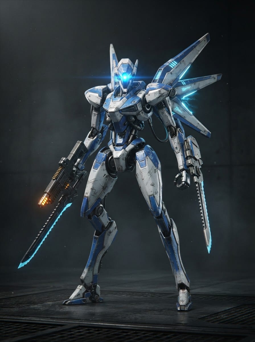 Fast scout skirmisher mech