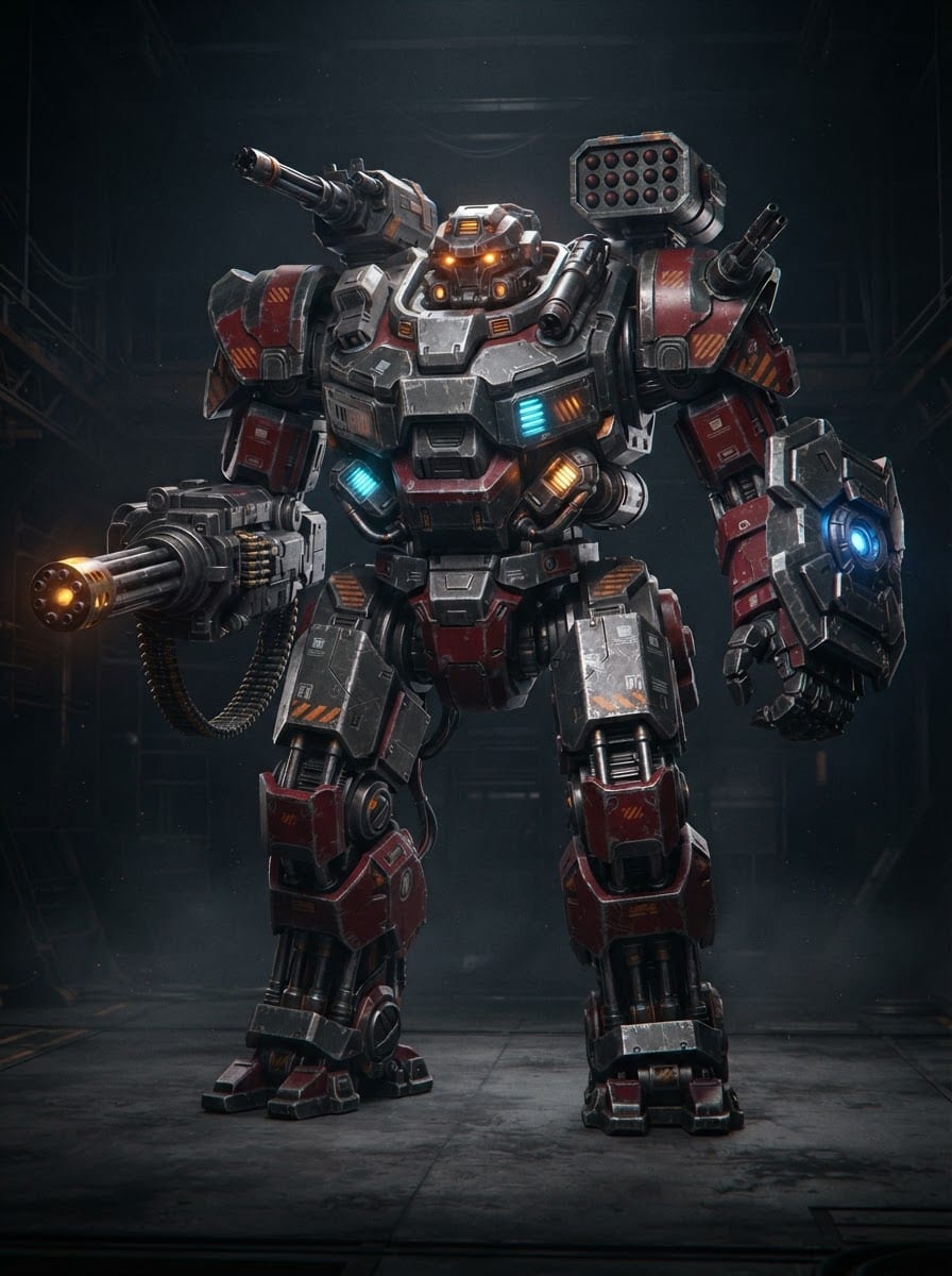 Heavy assault siege mech