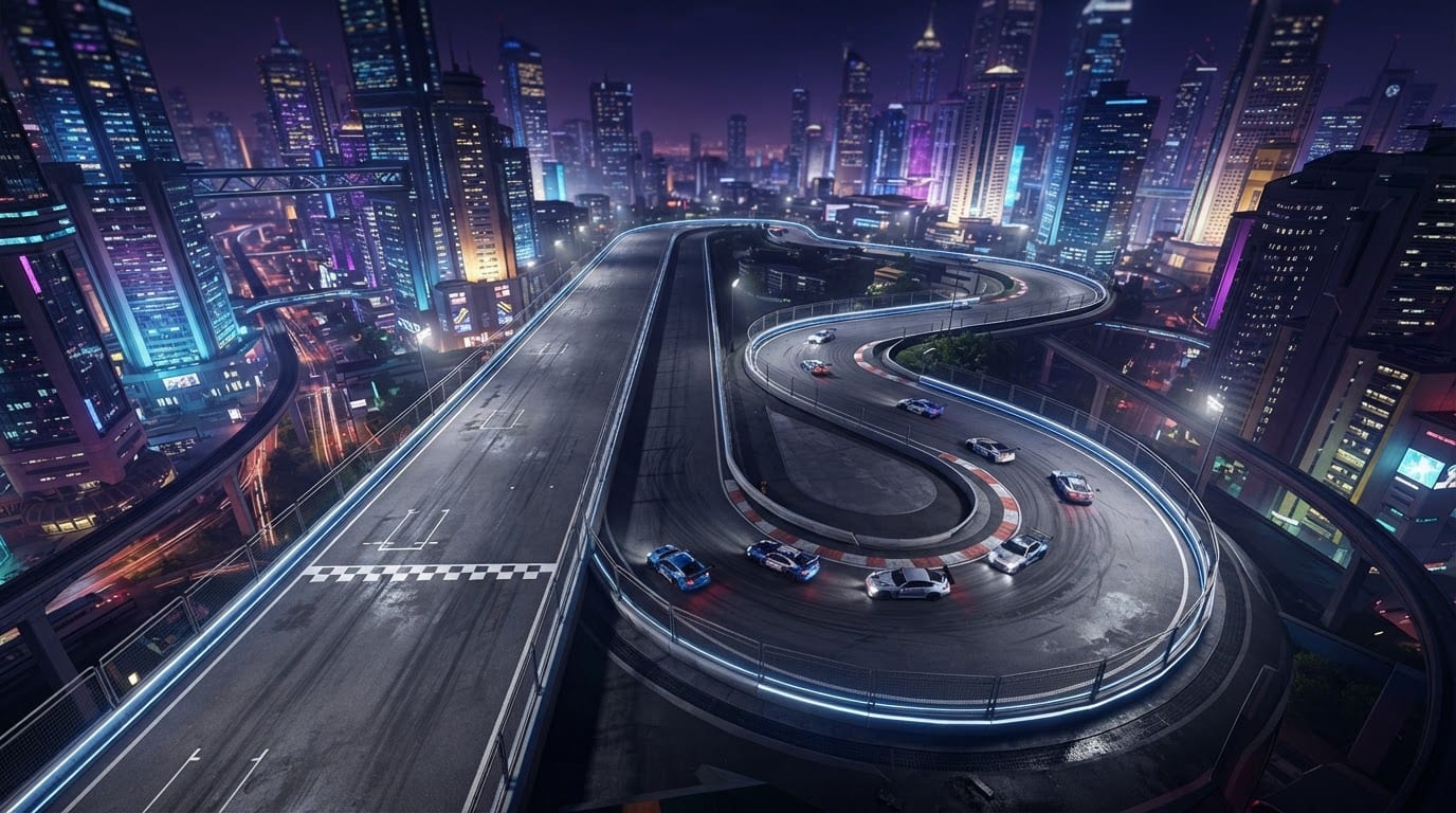 Night city circuit