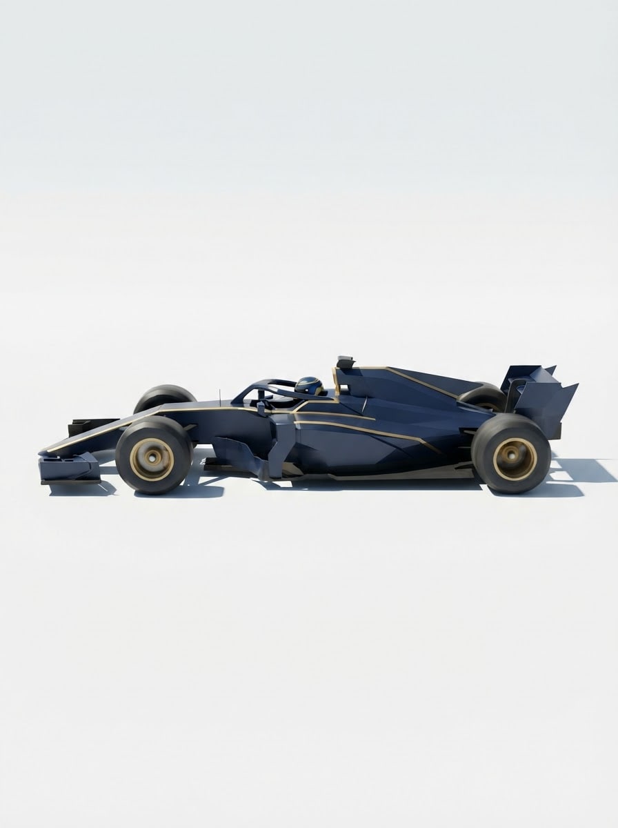 Midnight blue speed machine