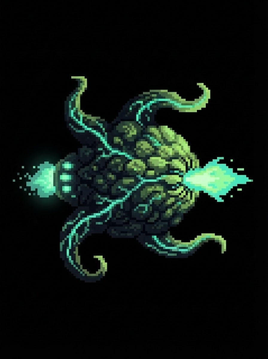 Void bloom — bio-organic drifter