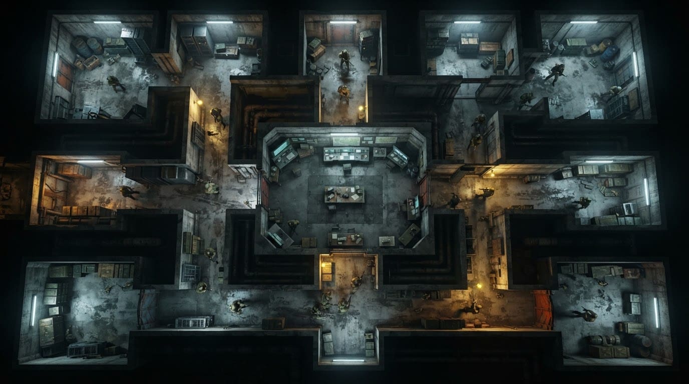 Underground military bunker