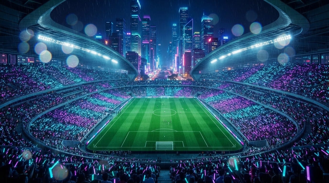 East Asian night stadium