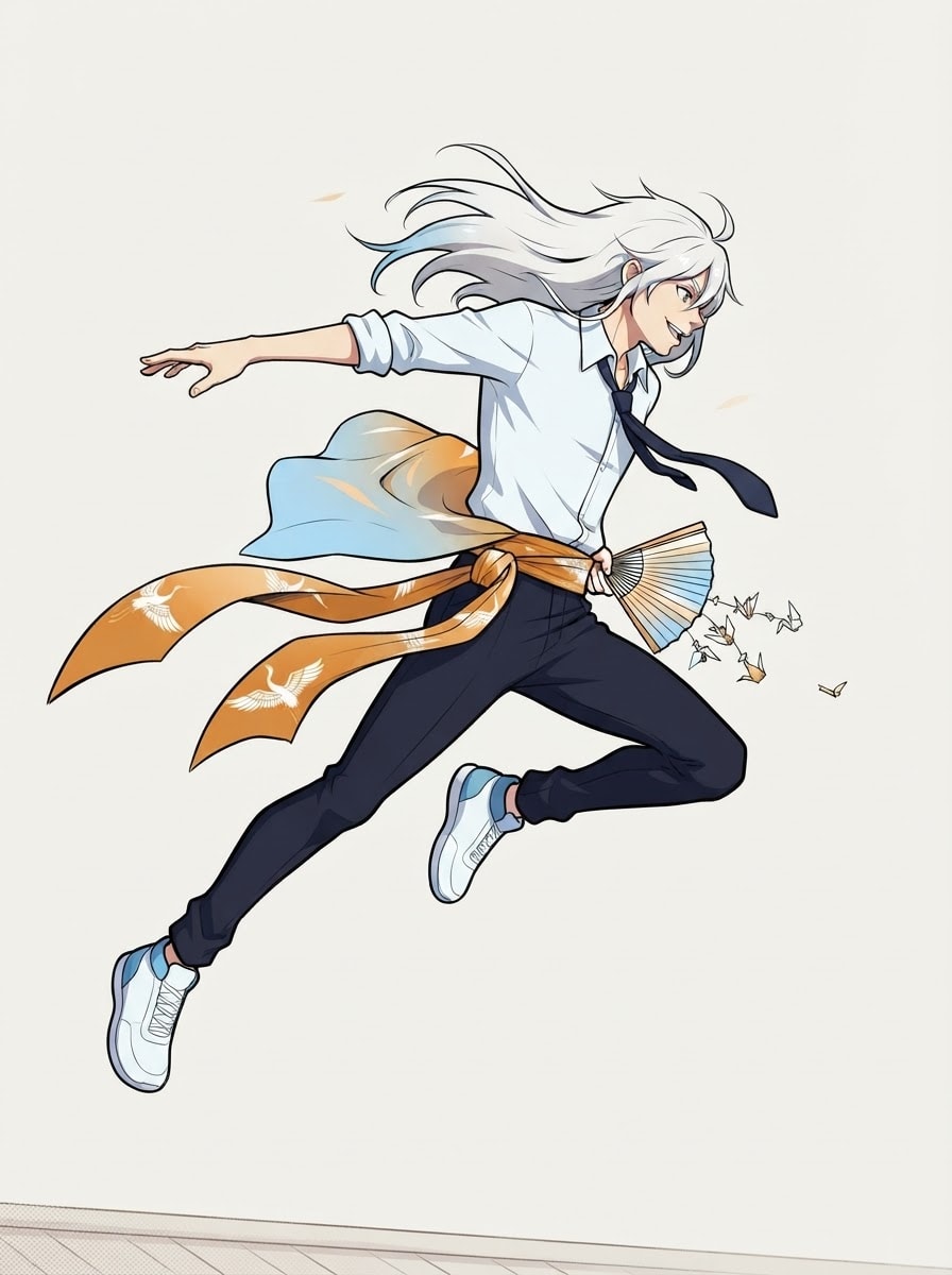 Wind Courier — School Uniform 3D