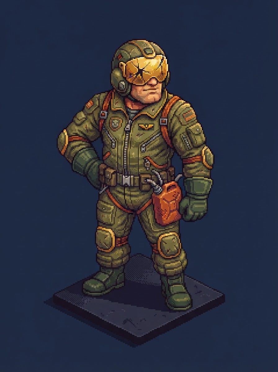 Rugged lone-star pilot