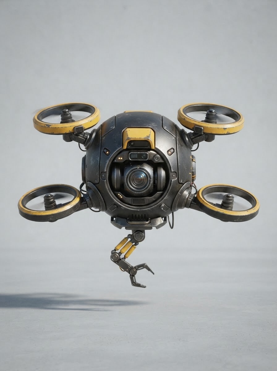 Floating drone companion