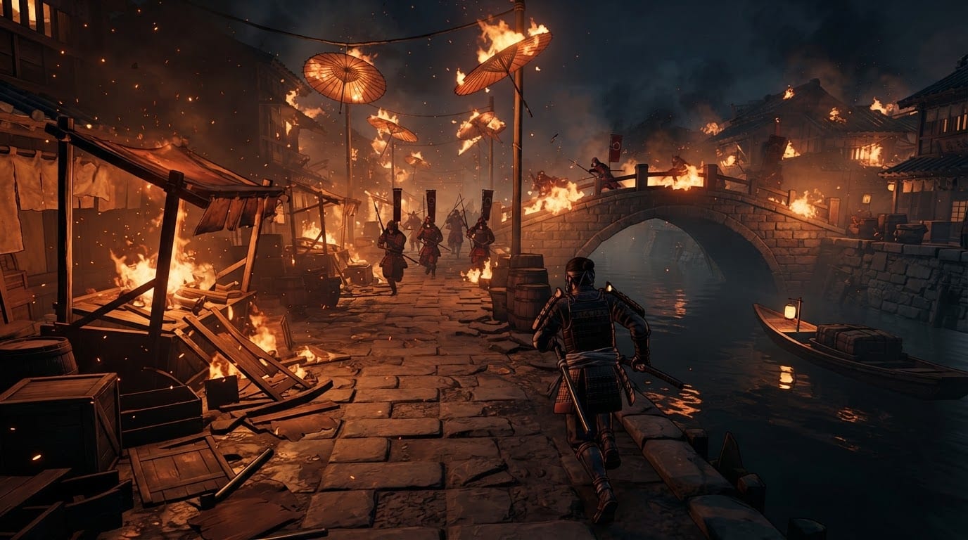 The Burning River Market