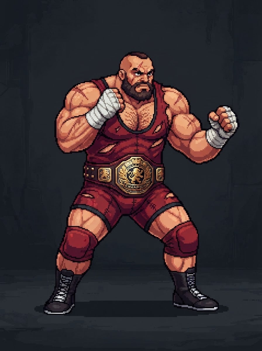Retired wrestler turned brawler