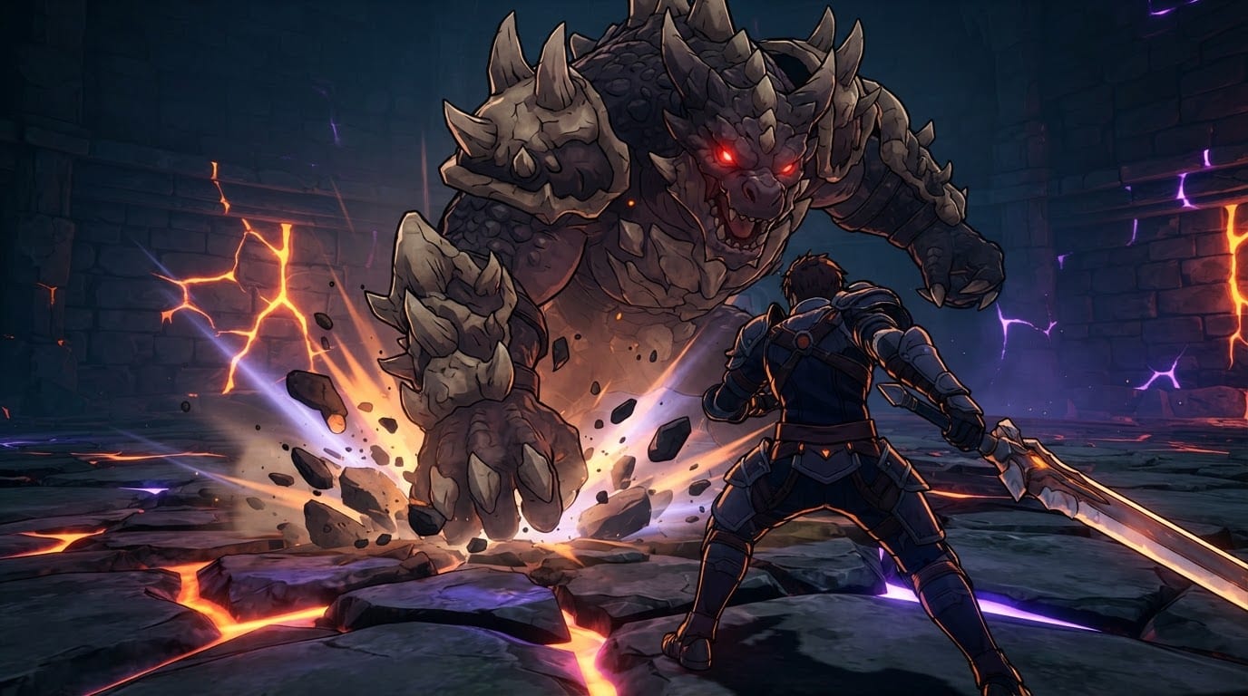 Affronter un boss colossal