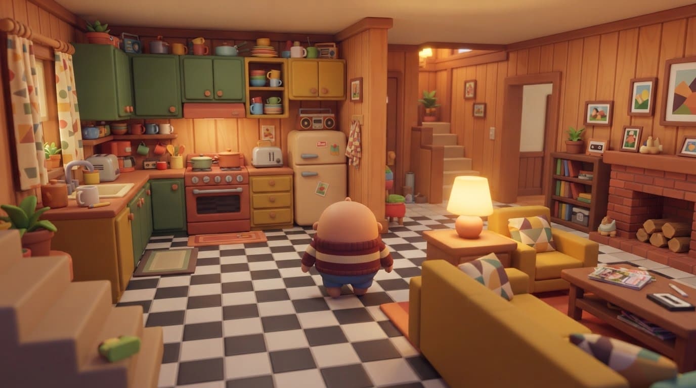 Wander the finished rooms