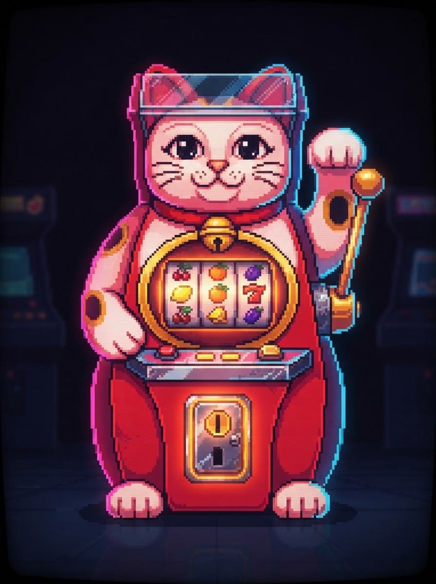 The lucky cat machine