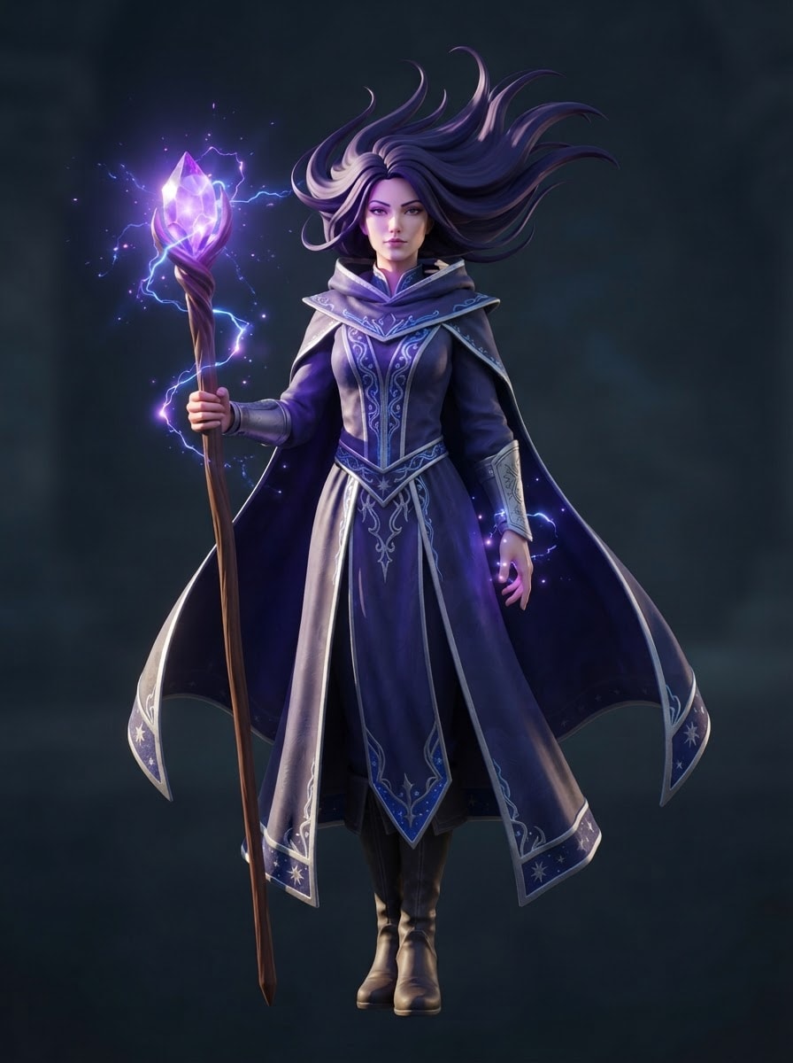 The Crystal Staff Mage