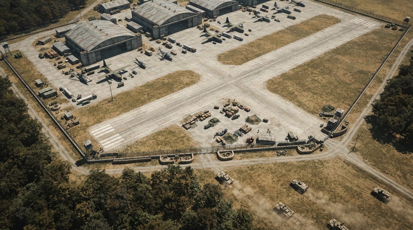 Defend the airfield perimeter