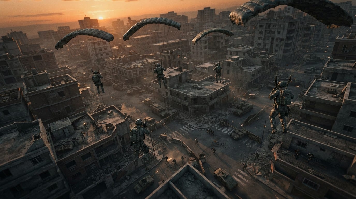 Parachute into the hot zone