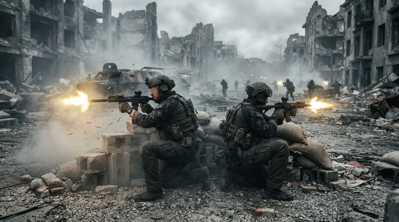 Hold the objective under fire