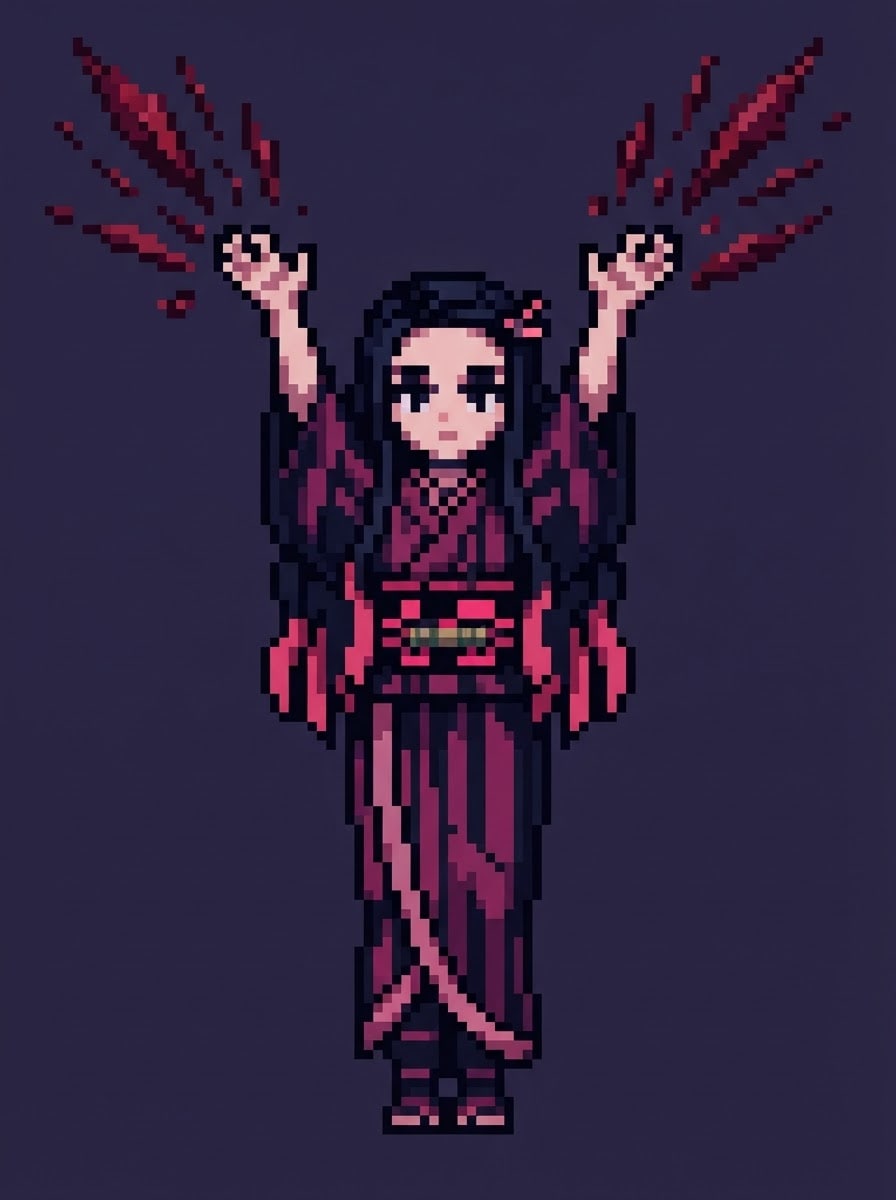 The blood demon art girl