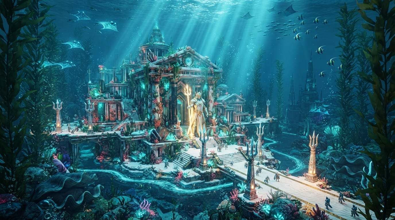 Le royaume sous-marin de Poséidon