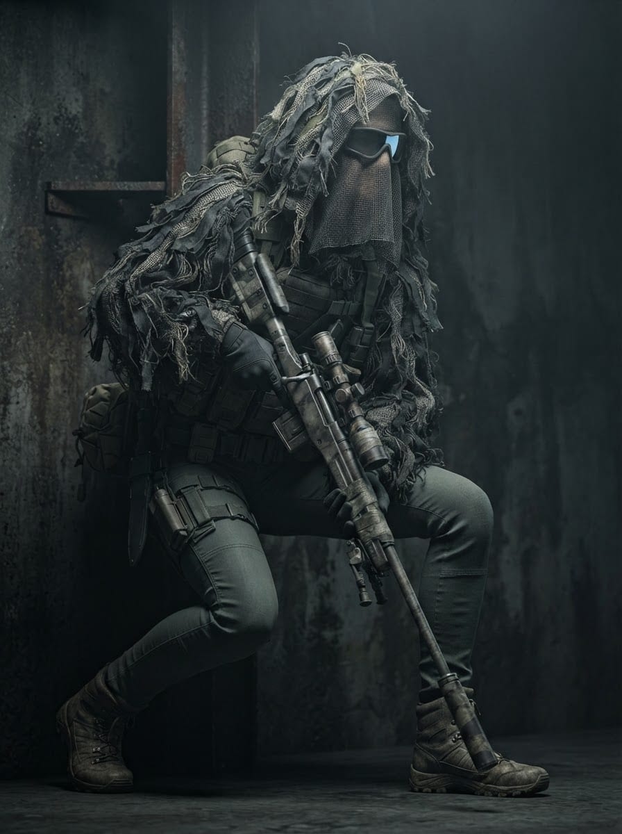 Long-range recon sniper