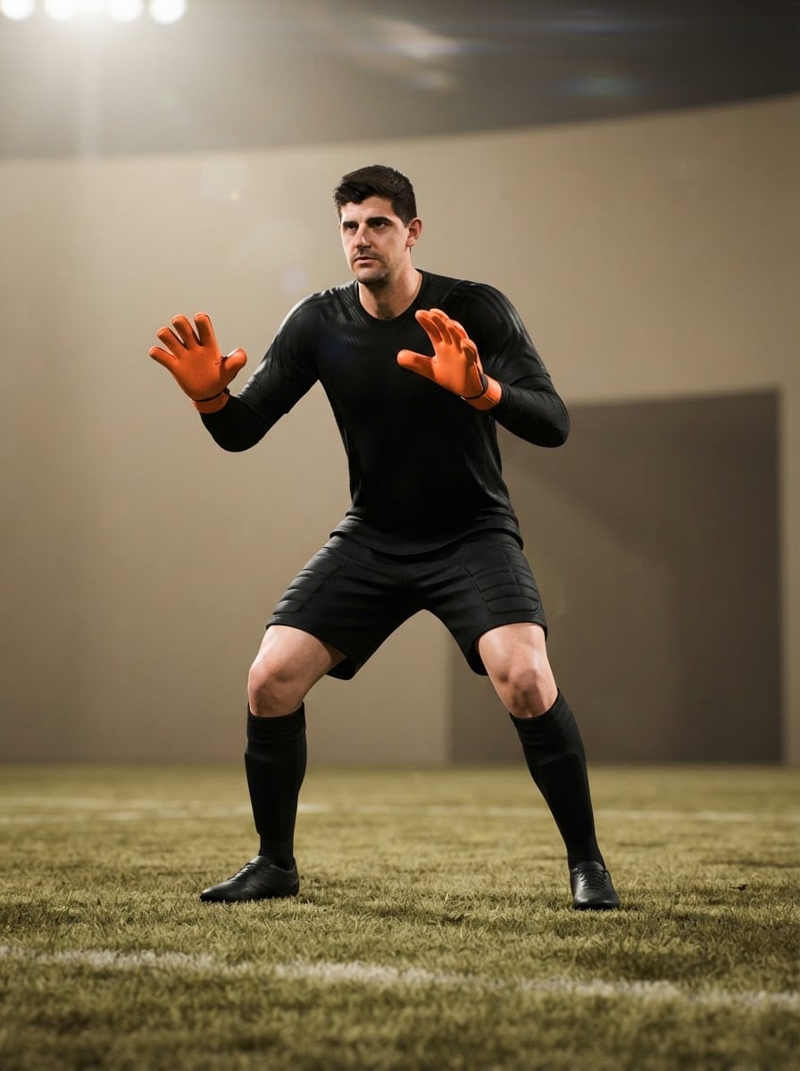 Goleiro destemido e ágil