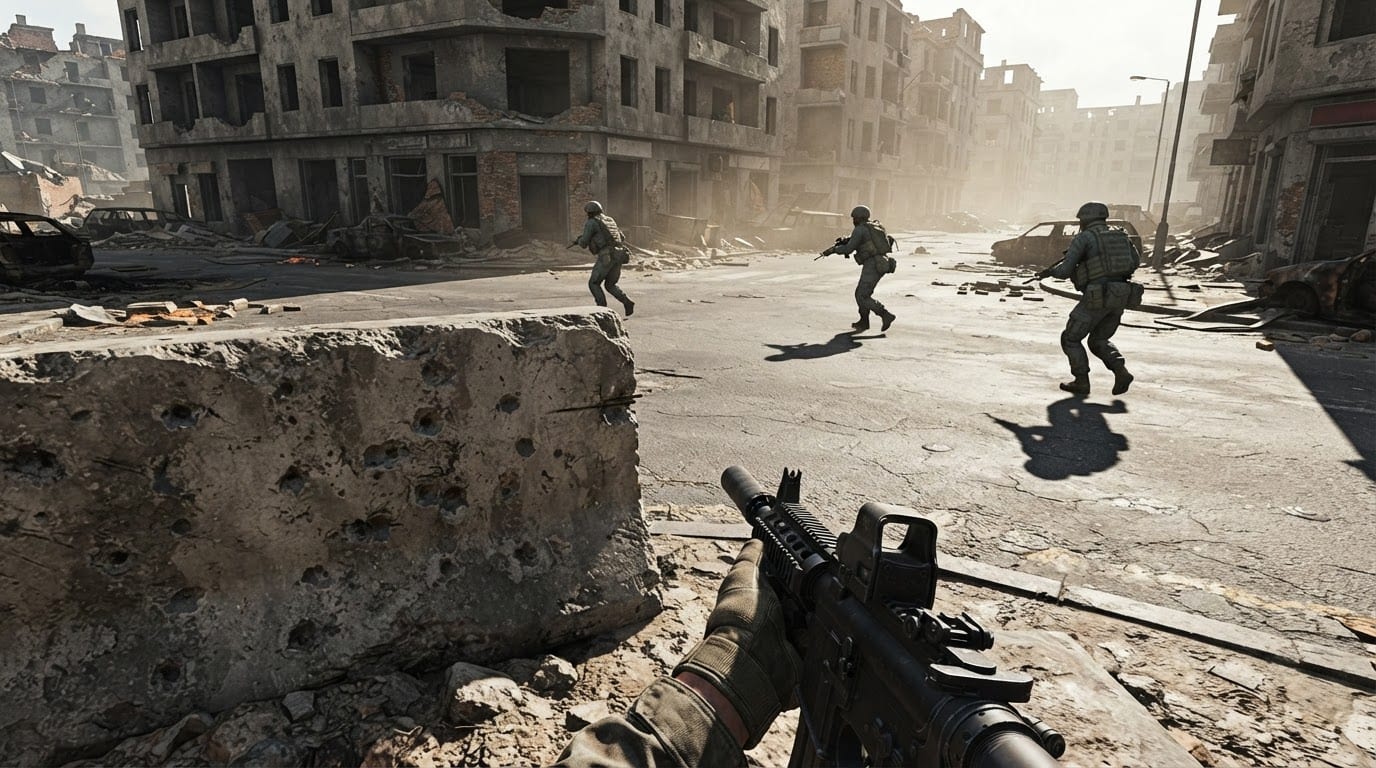 Ambush enemies in open streets