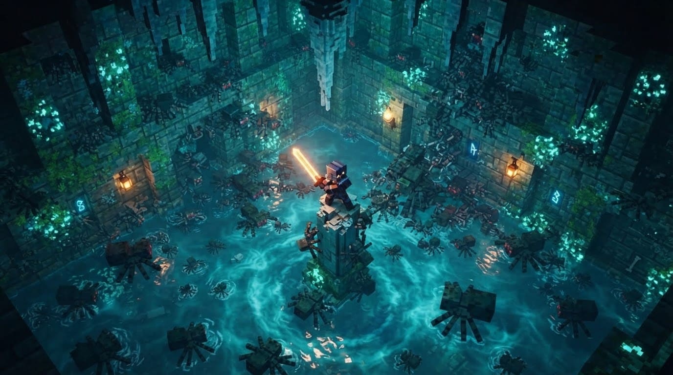 Fight through crawling hordes