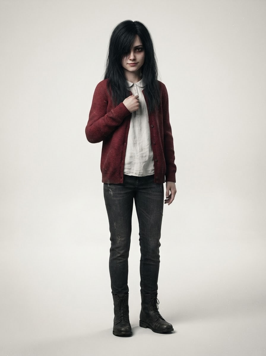 Laura Vane in red