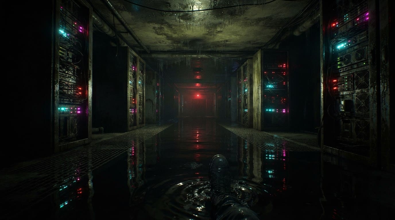 Flooded server farm