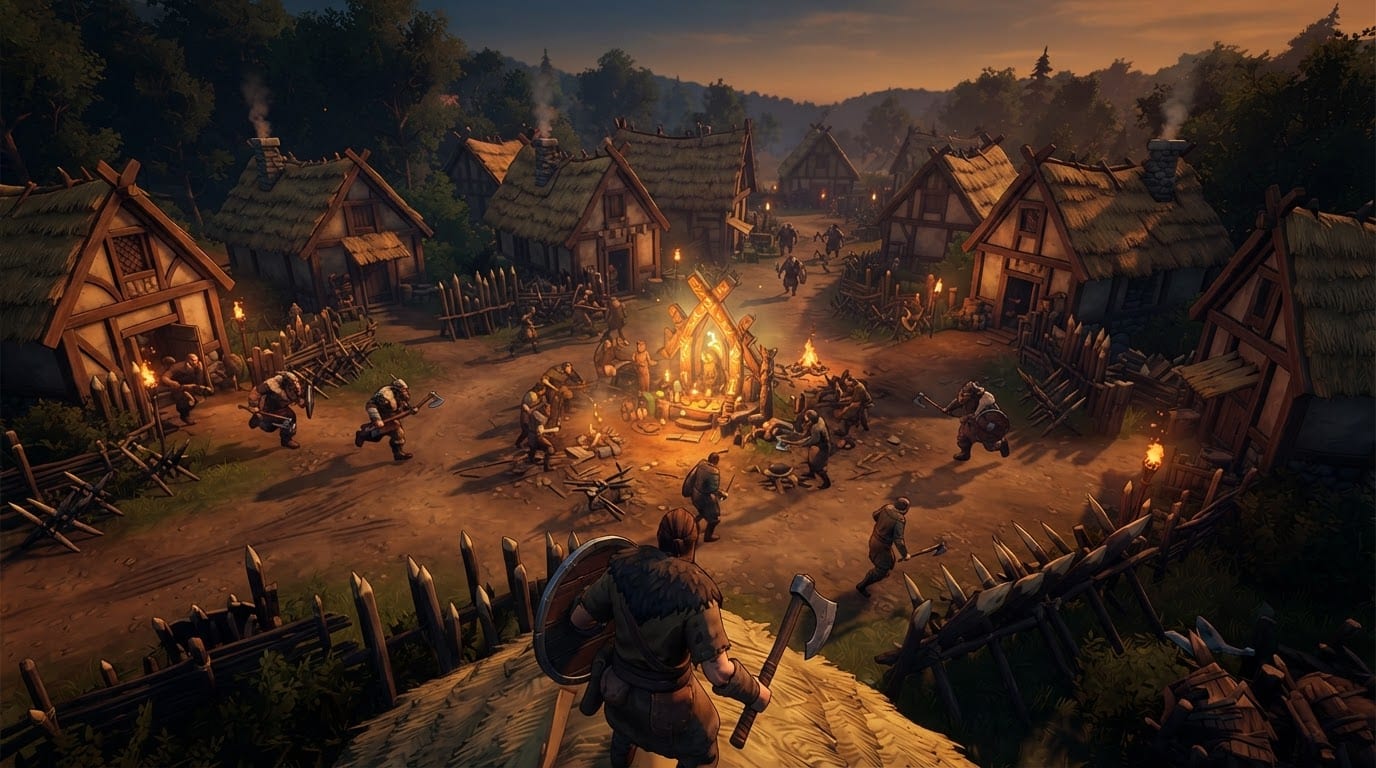 Defend the Village from Raiders