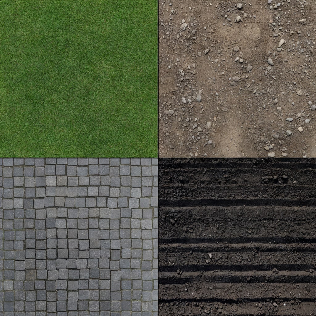 Ground Material Atlas 2x2