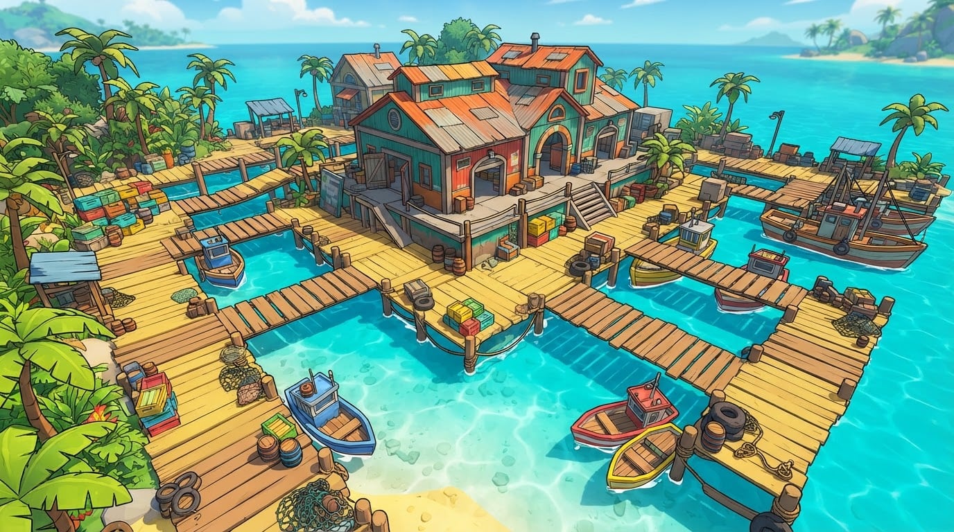 The Tropical Island Dock