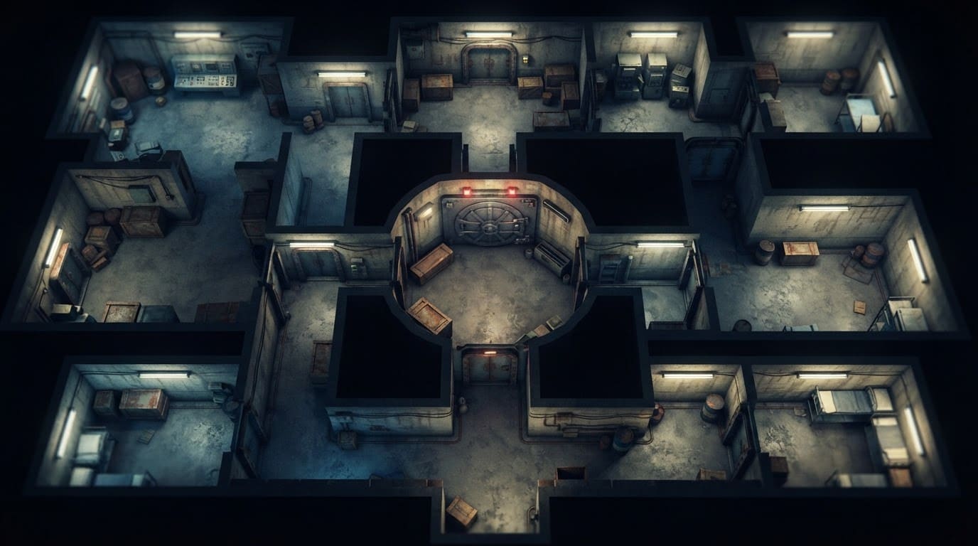 Abandoned Cold War bunker