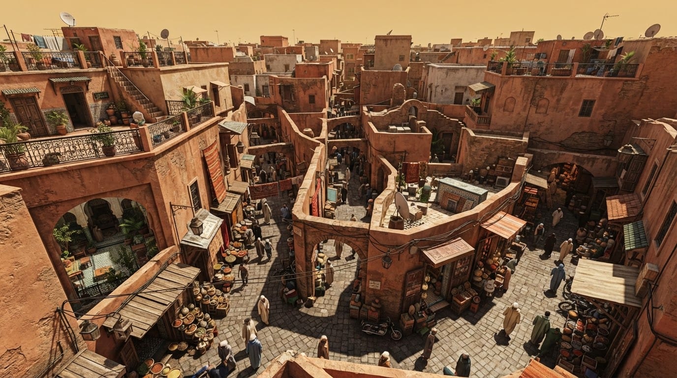 Les ruelles de la médina